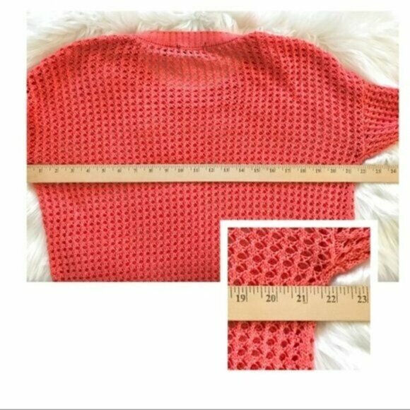 Brooklyn Industries Crew Neck Orange Sweater, Size M - Picture 5 of 6